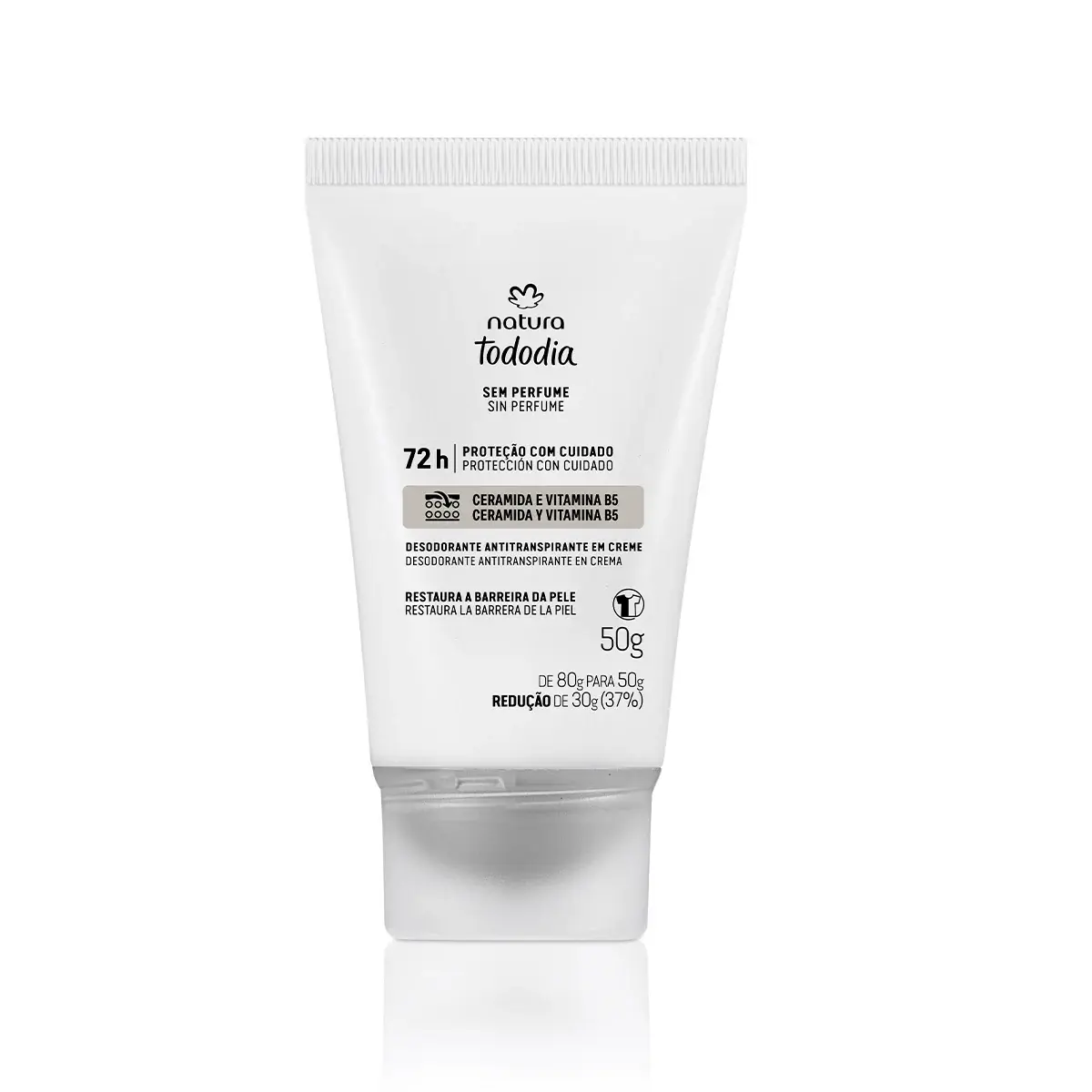 Desodorante Antitranspirante em Creme Tododia Sem Perfume 50g