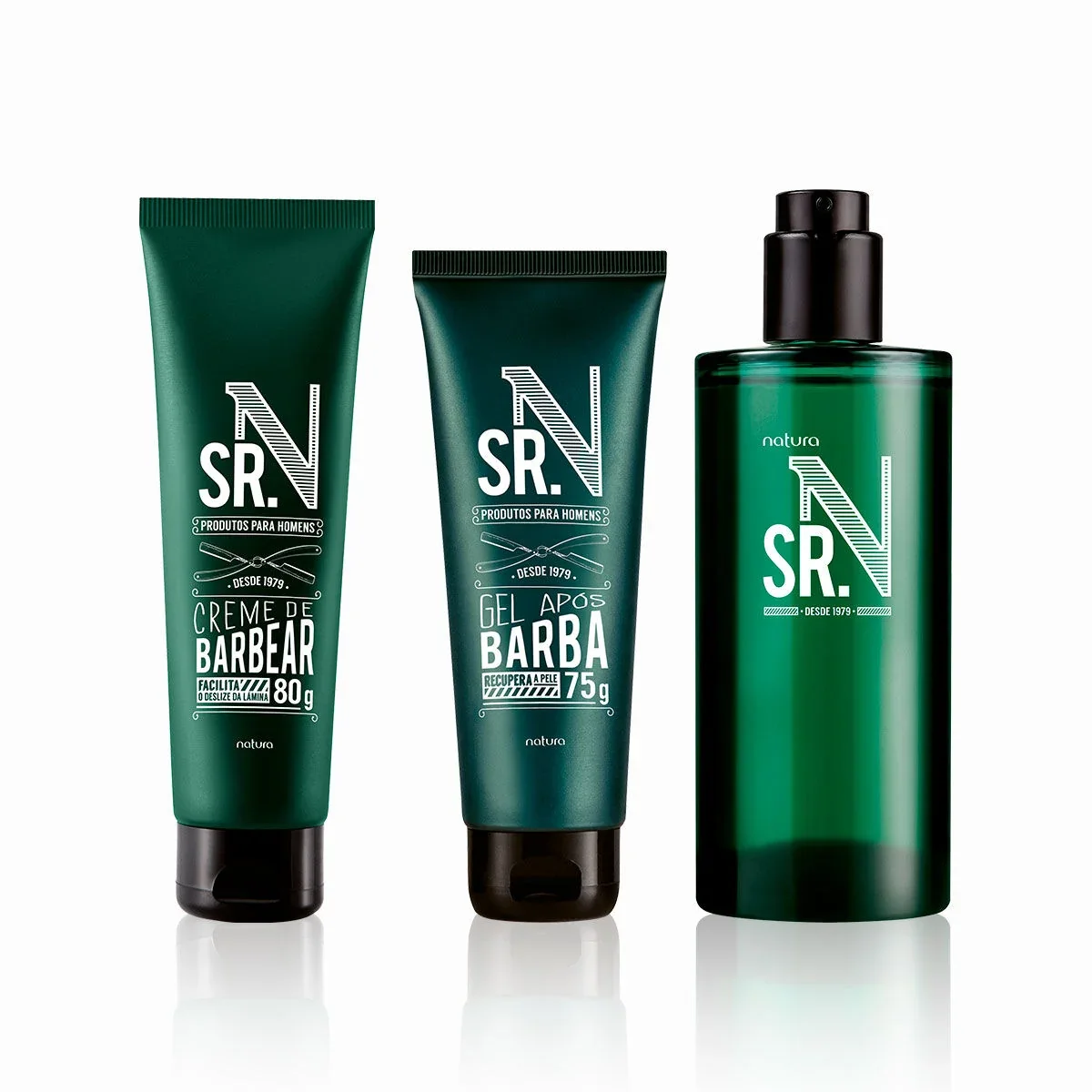 Kit Sr. N, Creme de Barbear e Gel Pós Barba (3 produtos) — imagem 1