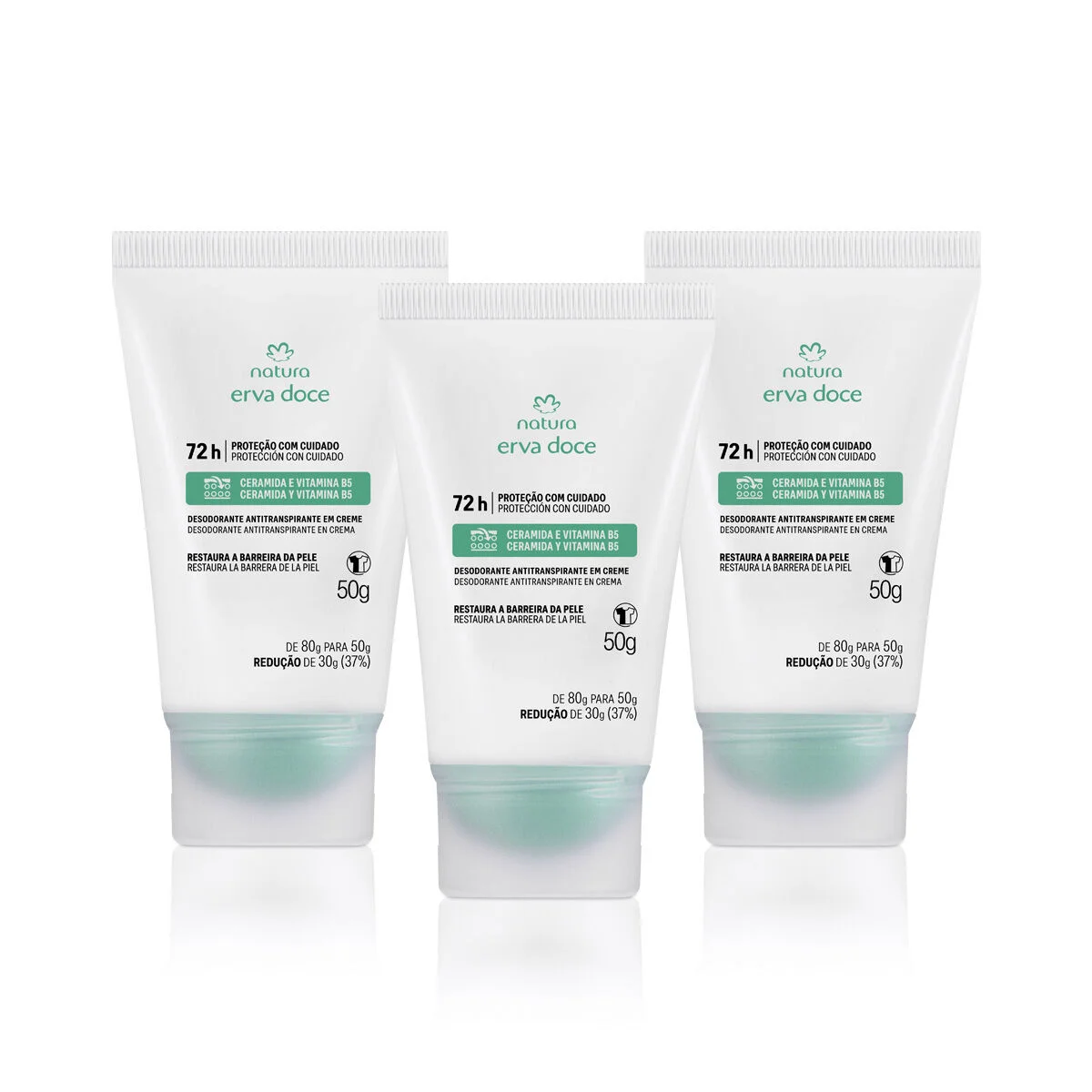 Kit Desodorante em Creme Erva Doce (3 produtos) — imagem 1