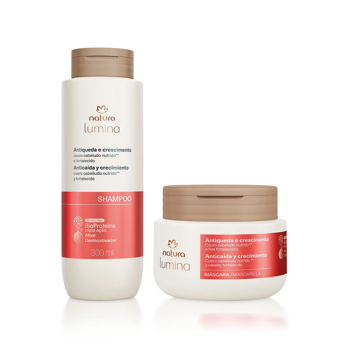 Kit Lumina Antiqueda e Crescimento Shampoo e Máscara — imagem 1