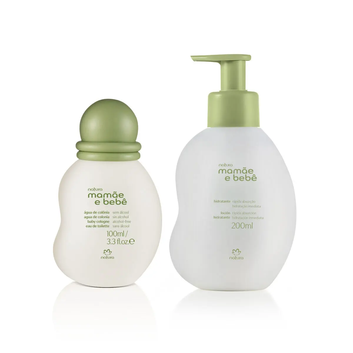 Kit Mamãe e Bebê Loção Hidratante e Água de Colônia 2 produtos