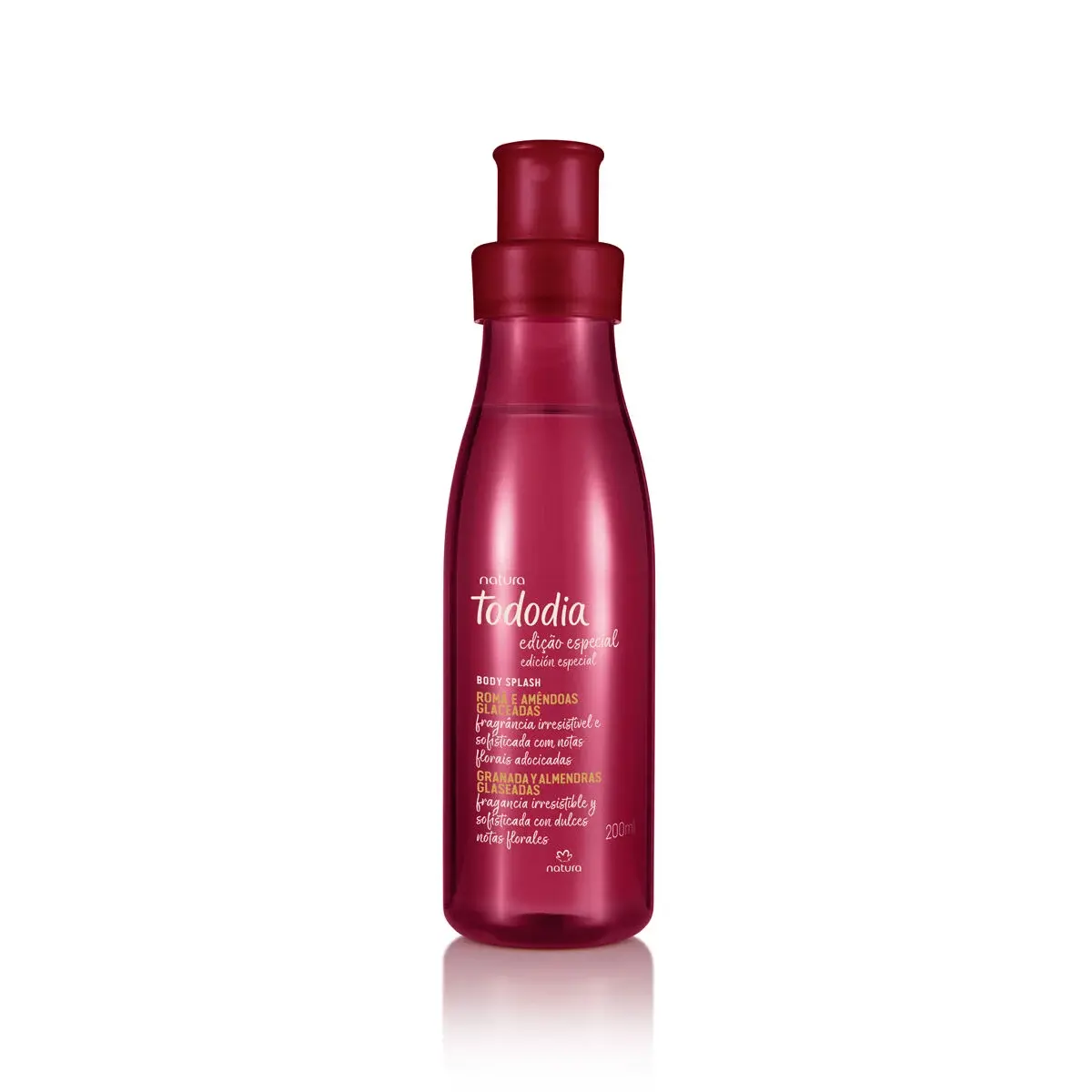 Body Splash Desodorante Colônia Tododia Romã e Amêndoas Glaceadas 200 ml
