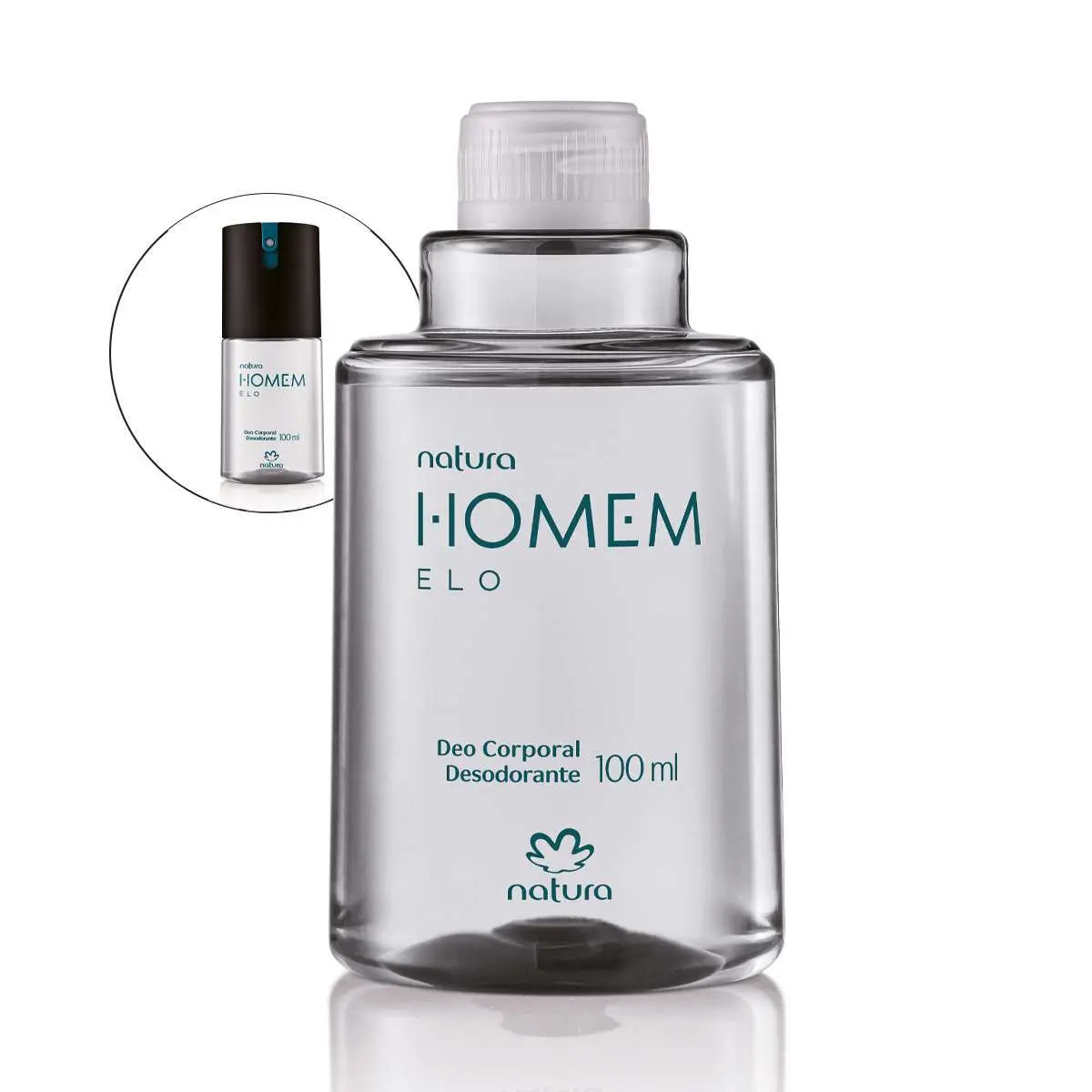 Refil Desodorante Corporal Natura Homem Elo 100 ml