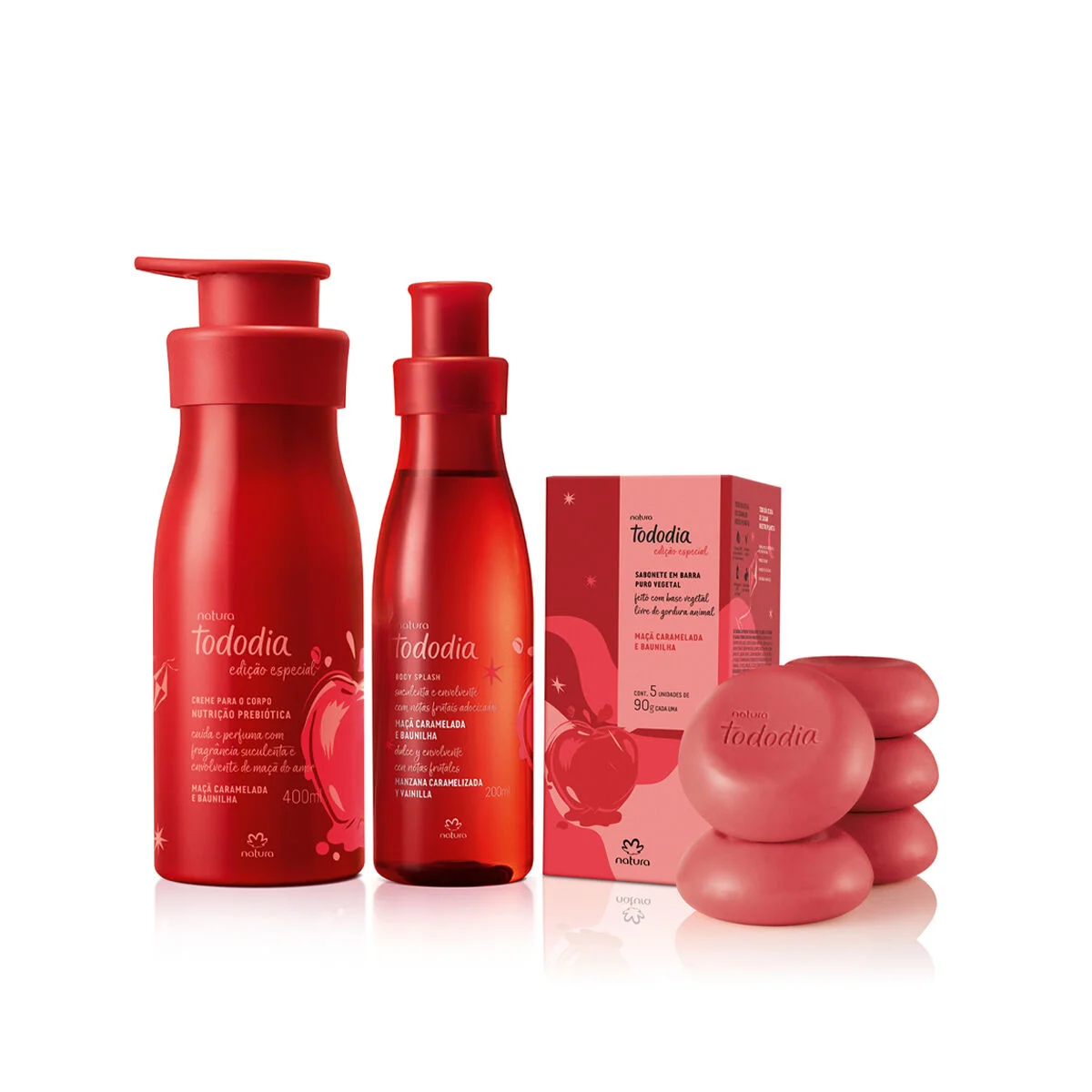Kit Tododia Maçã Caramelada e Baunilha (3 produtos) — imagem 1