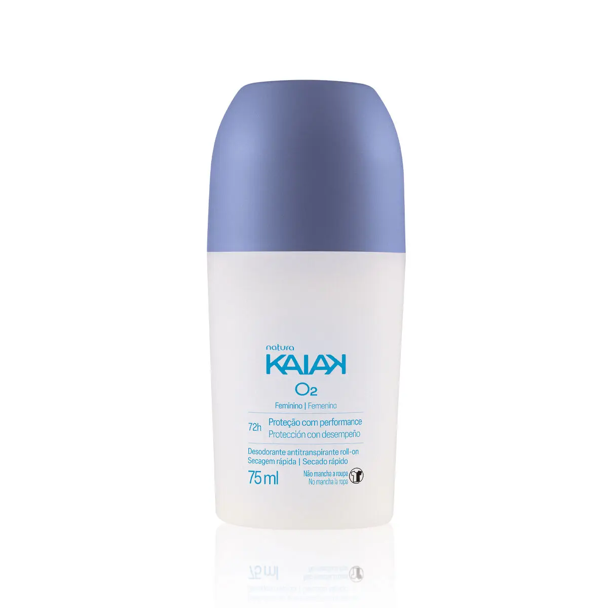 Desodorante Antitranspirante Roll-on Kaiak O2 Feminino 75 ml