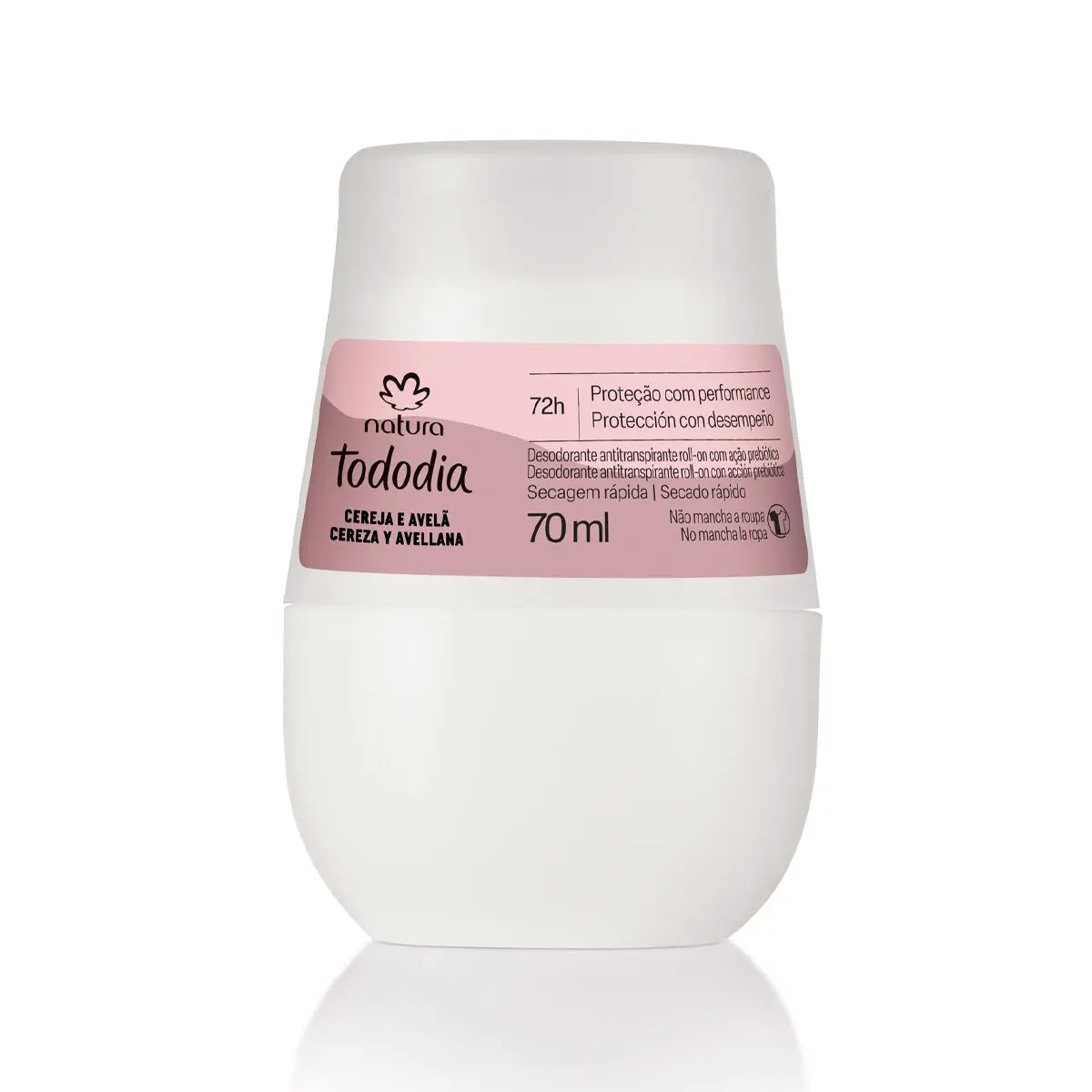 Desodorante Roll-on Tododia Cereja e Avelã 70 ml