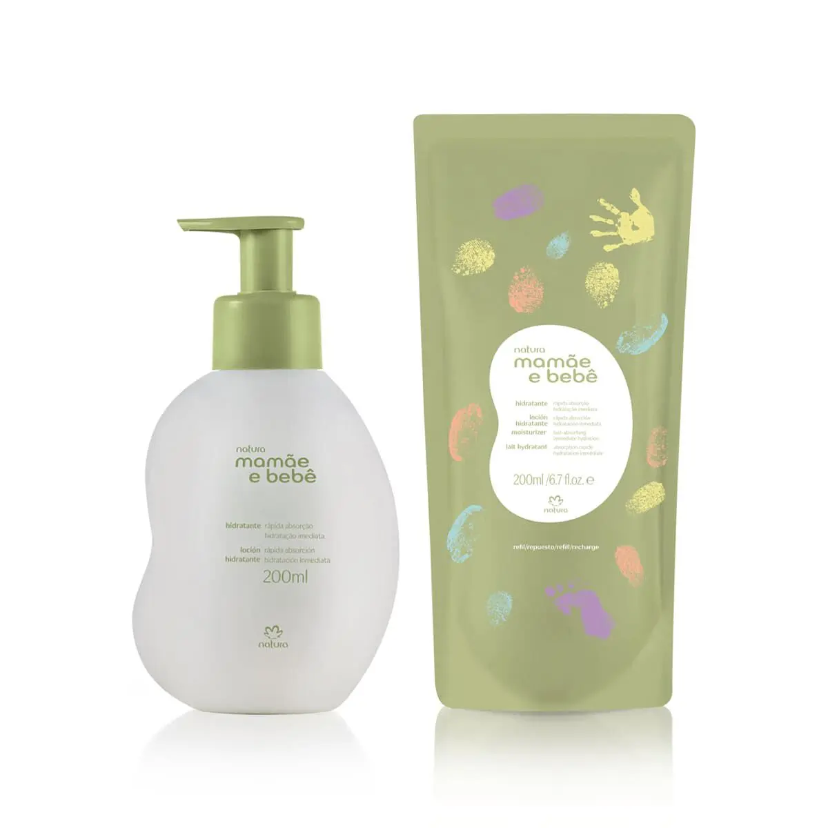 Kit Hidratante Mamãe e Bebê com Refil (2 produtos)