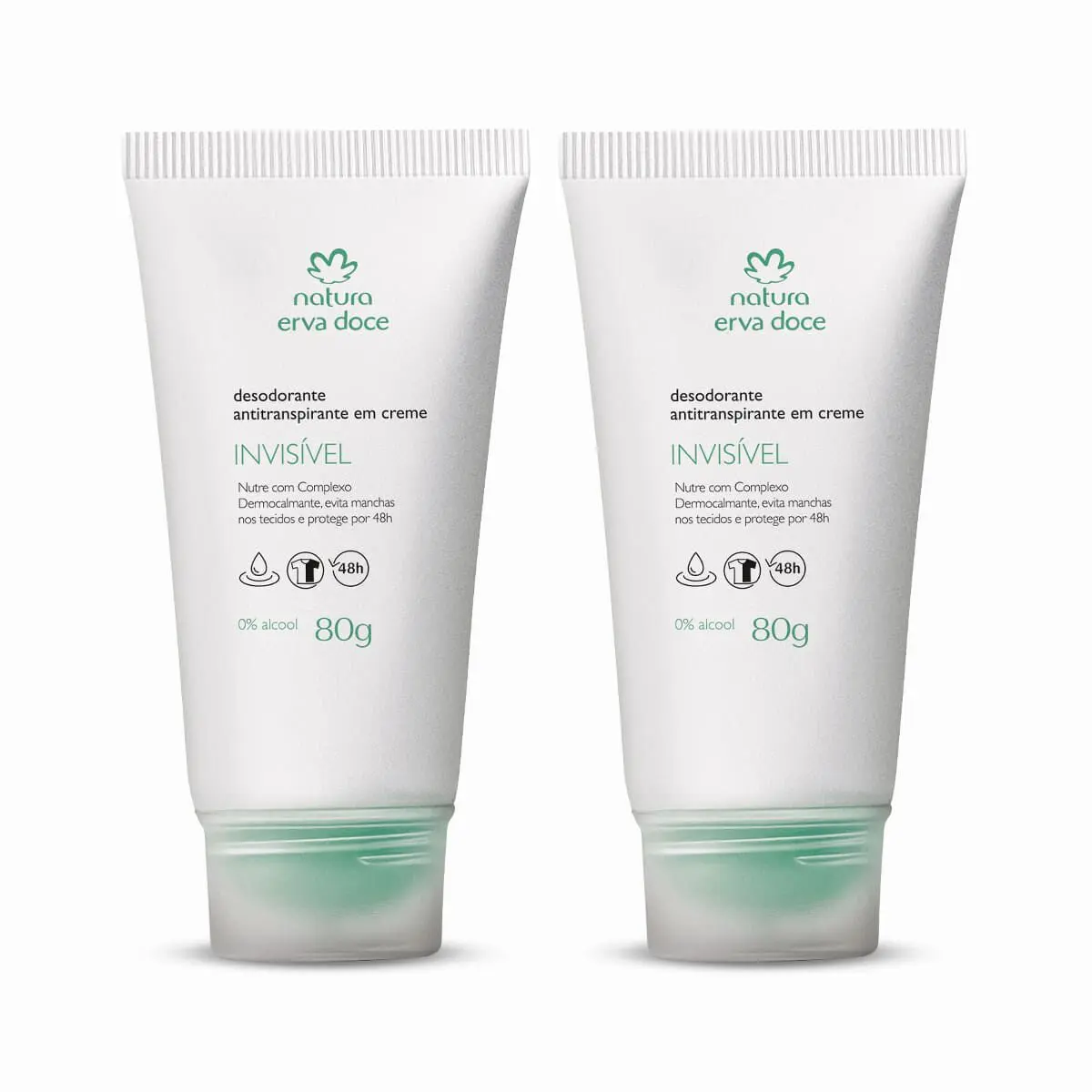 Kit Desodorante Antitranspirante em Creme Erva Doce (2 unidades)