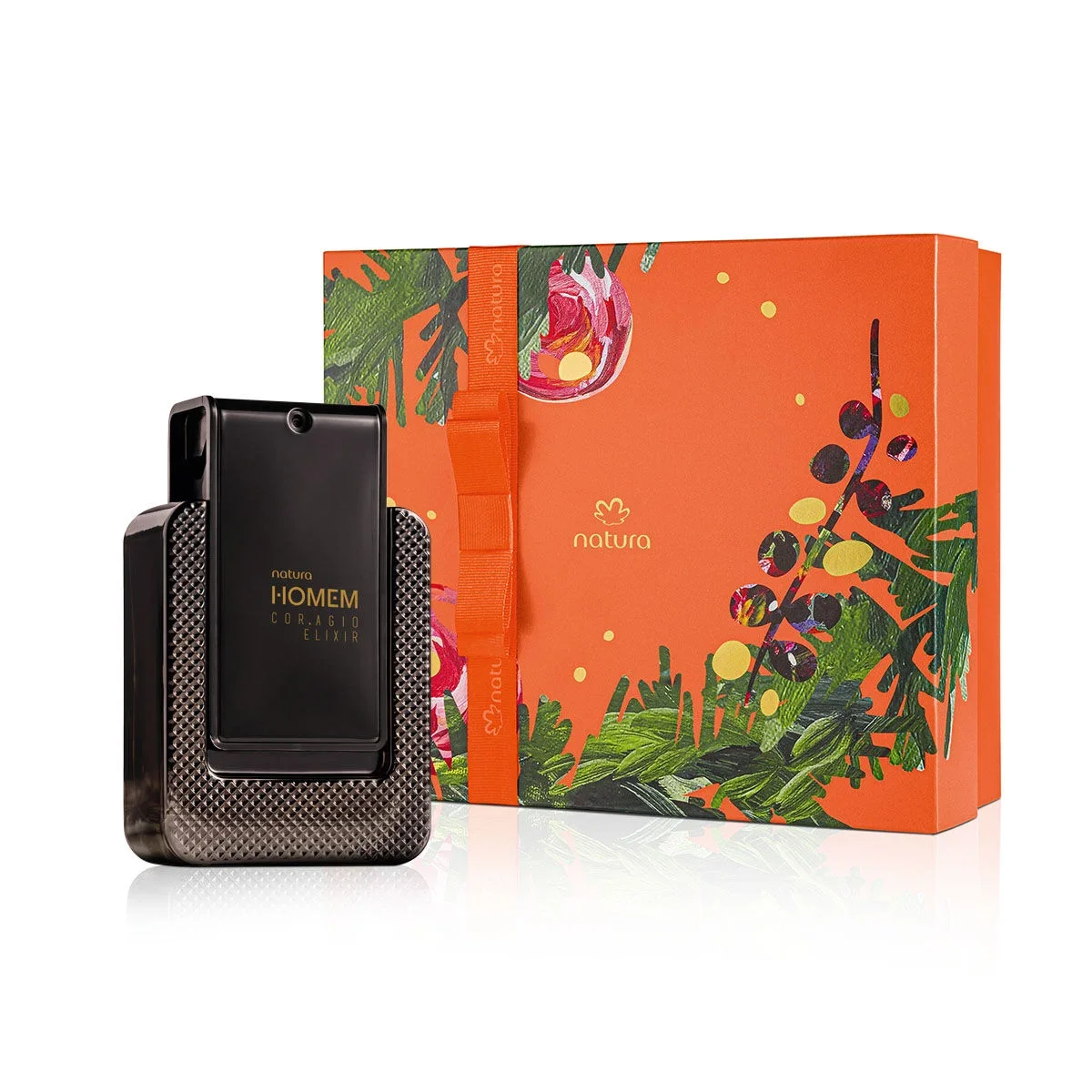 Presente Natura Homem Cor.agio Elixir com 2 produtos — imagem 1