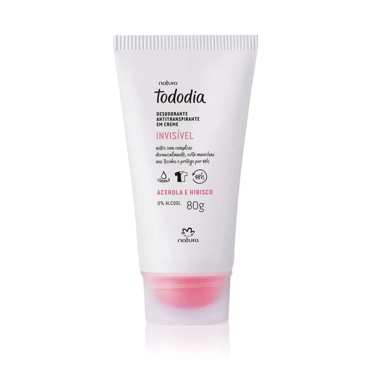 Desodorante em Creme Tododia Acerola e Hibisco 80 g