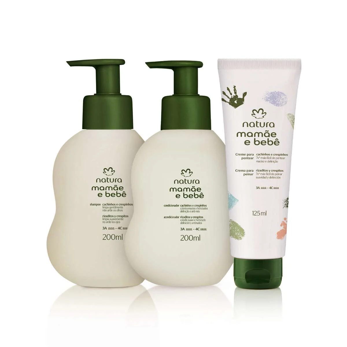 Kit Mamãe e Bebê Cachinhos e Crespinhos (3 produtos) — imagem 1