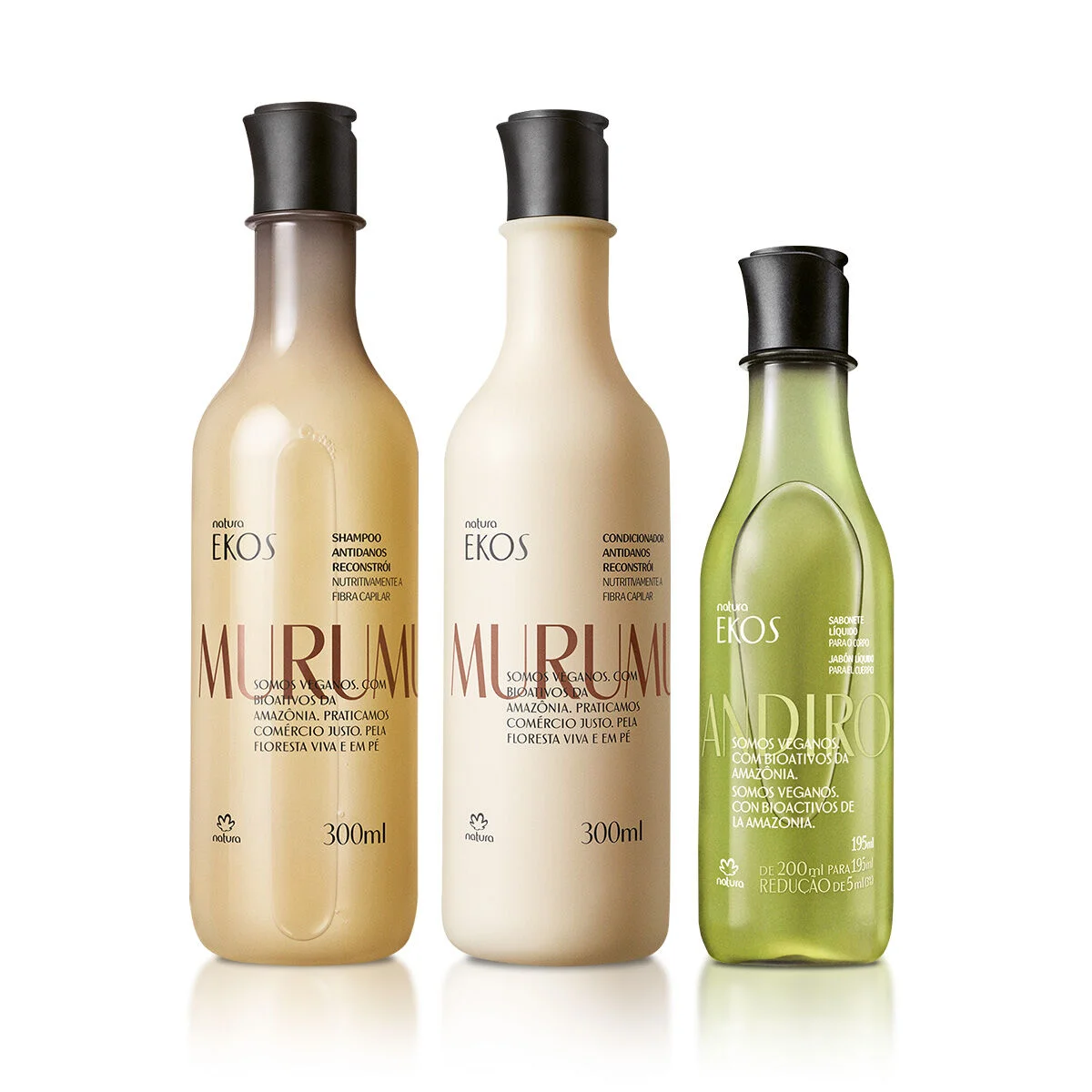 Kit Shampoo e Condicionador Ekos Murumuru e Sabonete Líquido Andiroba — imagem 1