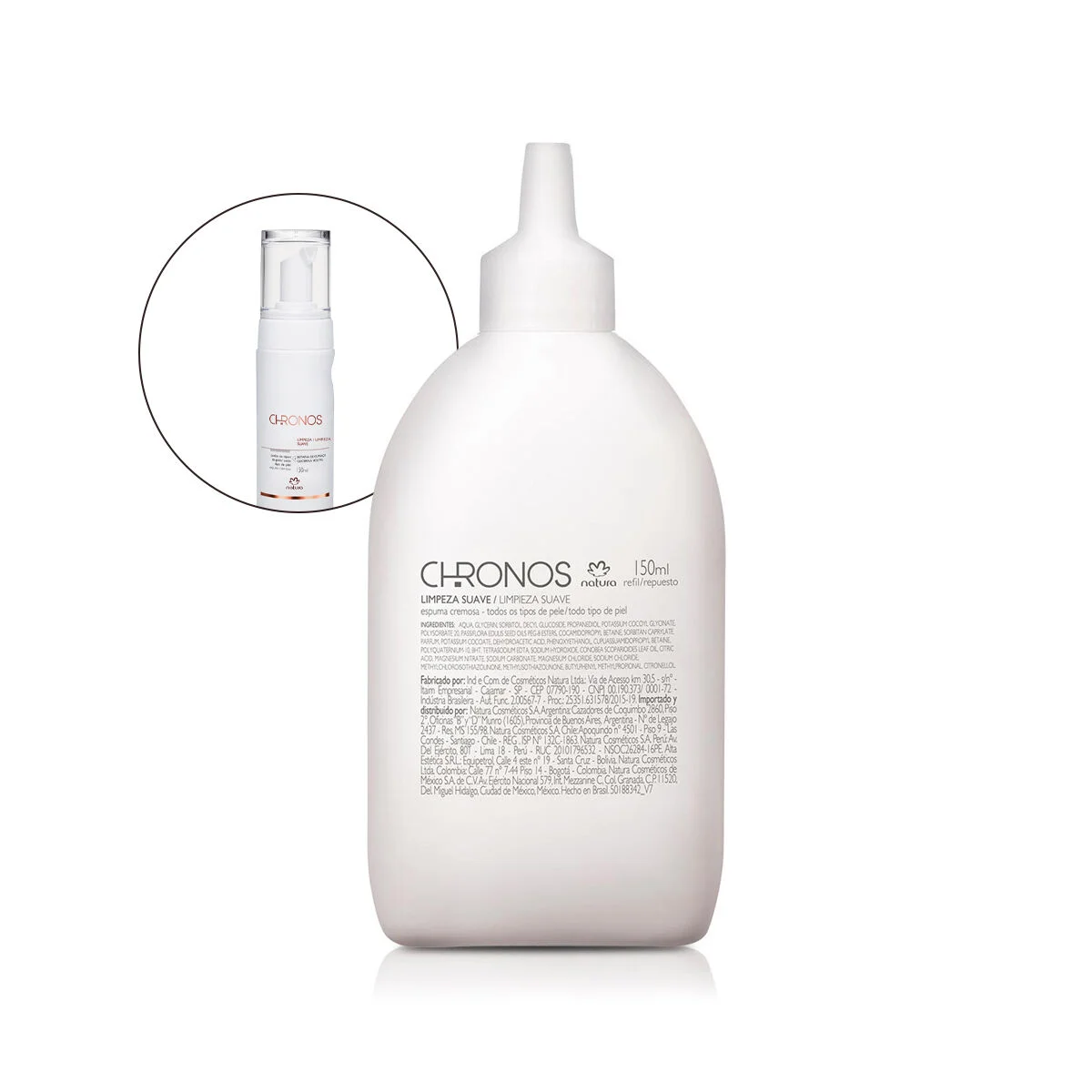 Refil Espuma de Limpeza Suave 150 ml — imagem 1