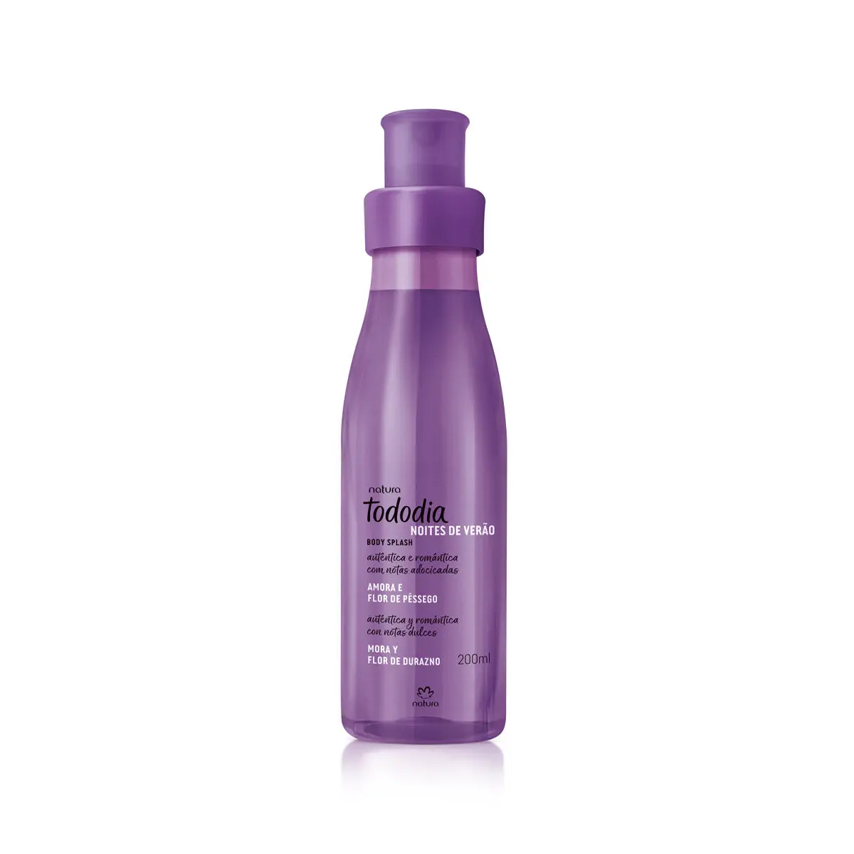 Body Splash Desodorante Colônia Tododia Amora e Flor de Pêssego 200 ml