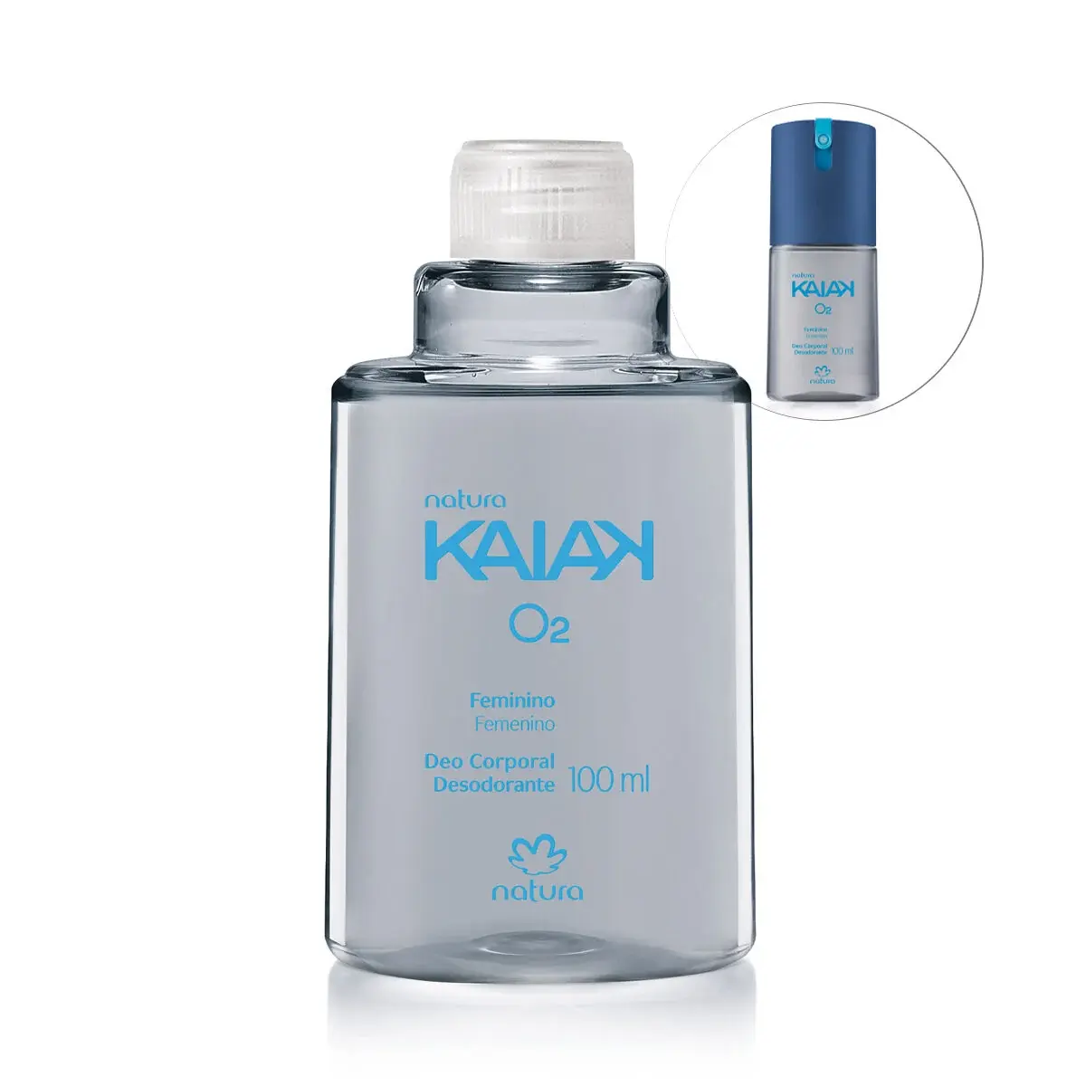 Refil Desodorante Corporal Kaiak O2 Feminino 100 ml