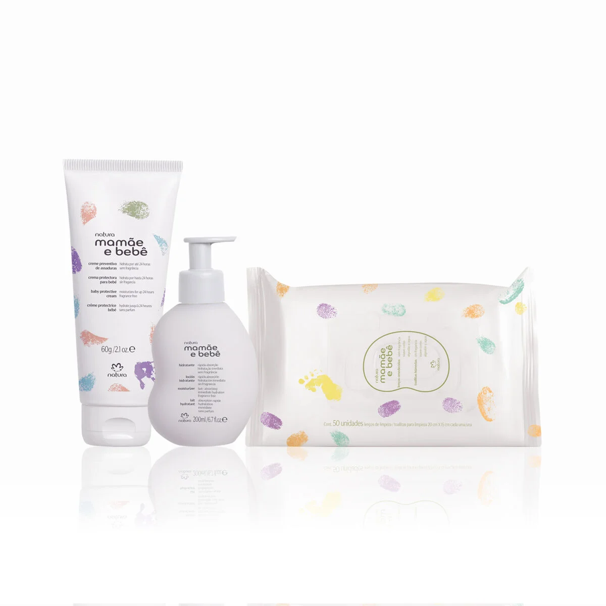 Kit Mamãe e Bebê Sem Fragrância (3 produtos) — imagem 1