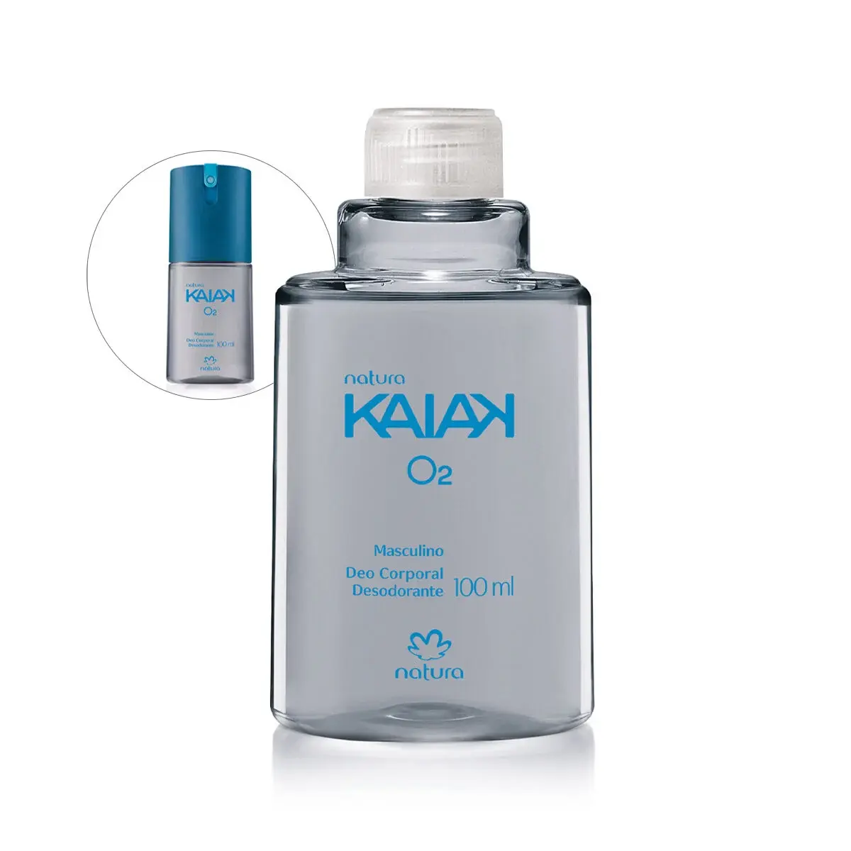 Refil Desodorante Corporal Kaiak O2 Masculino 100 ml