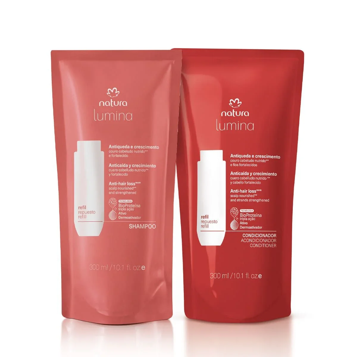 Kit Refis Shampoo e Condicionador Lumina Antiqueda e Crescimento — imagem 1