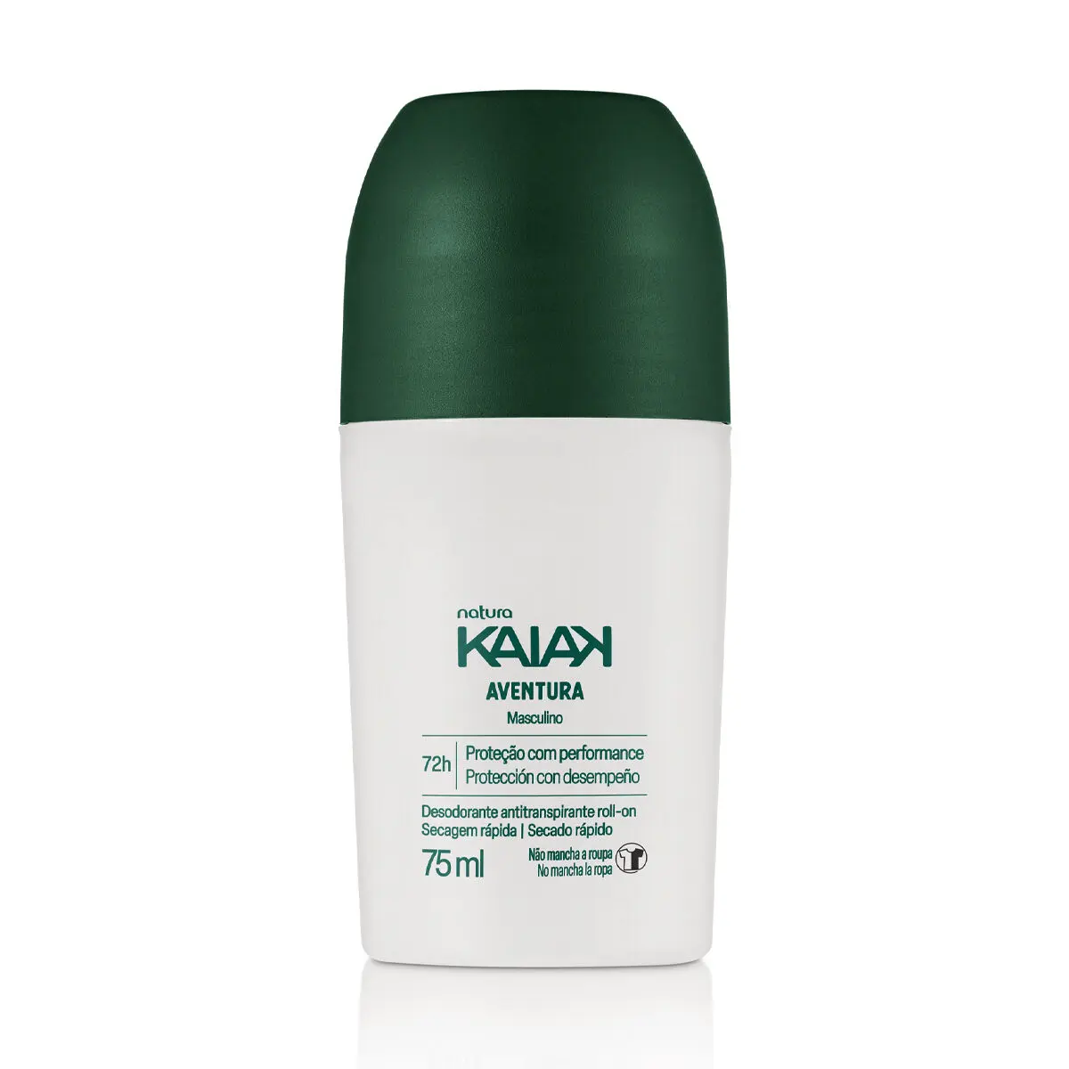 Desodorante Antitranspirante Roll-on Kaiak Aventura Masculino 75 ml