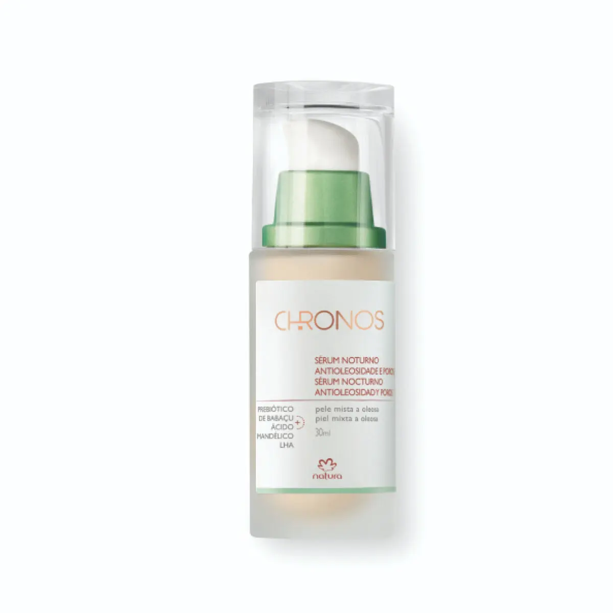 Sérum Noturno Antioleosidade e Poros Chronos 30 ml