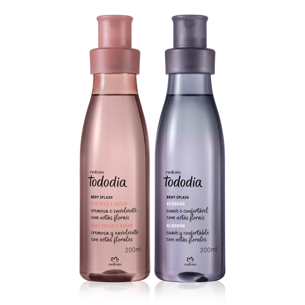 Kit Body Splash Tododia Noz Pecã e Cacau e Algodão (2 produtos) — imagem 1