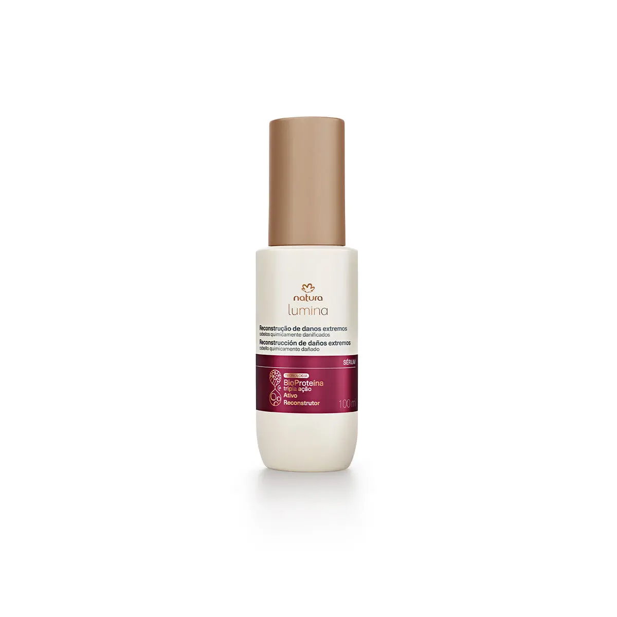 Sérum Regenerador Progressivo para Cabelos Quimicamente Danificados Lumina 100 ml