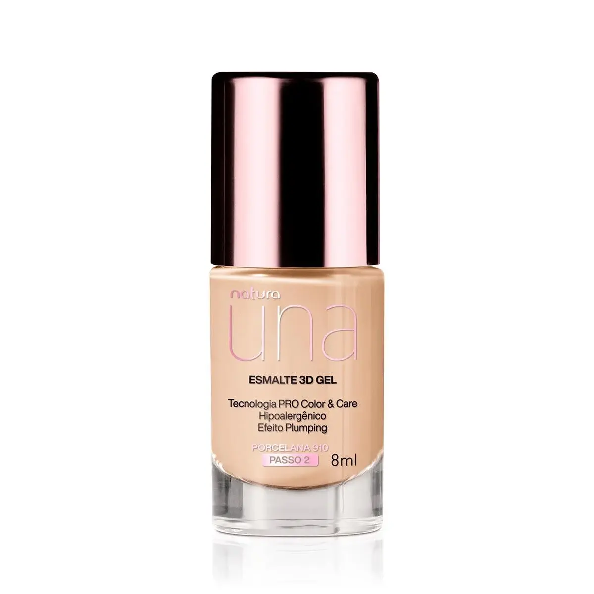 Esmalte 3D Gel Una Porcelana 910 8 ml