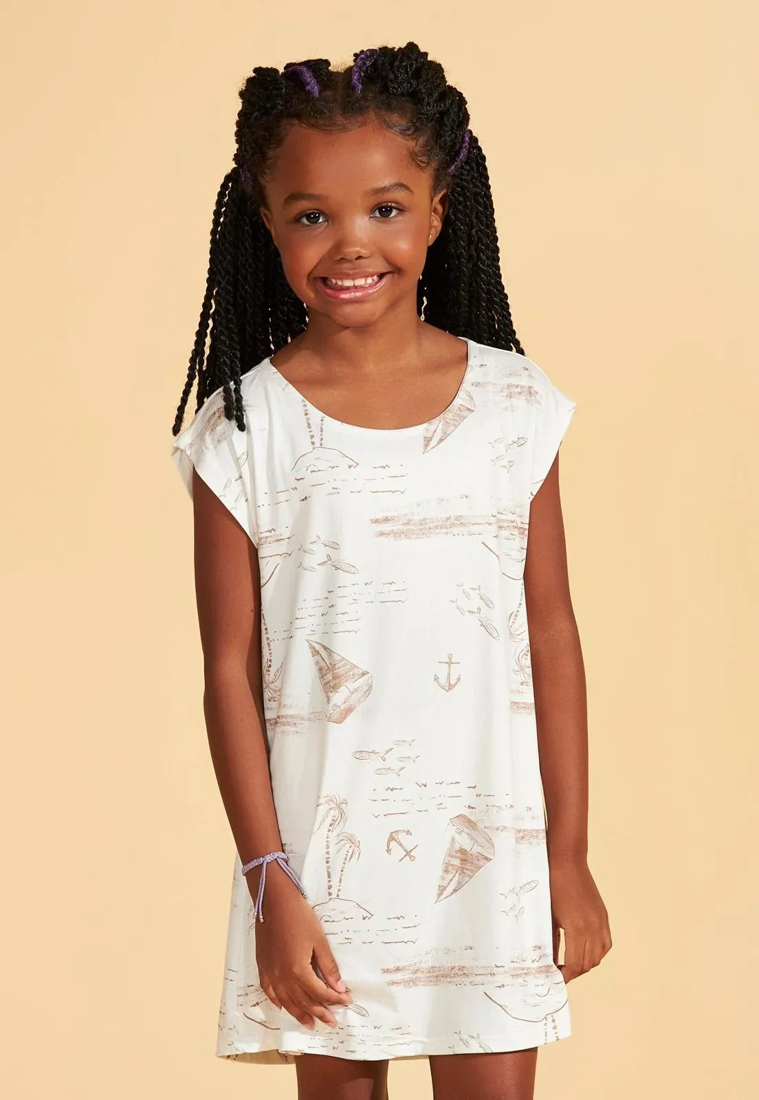 Camisão Infantil de Viscose Digital Recco — imagem 1