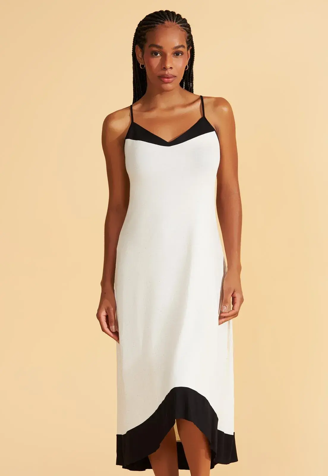 Slip Dress De Viscose Stretch Recco