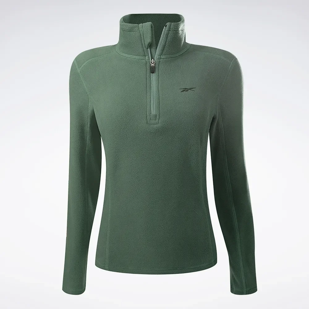 Blusa Reebok Athletc 1/2 Zip Feminina — imagem 1