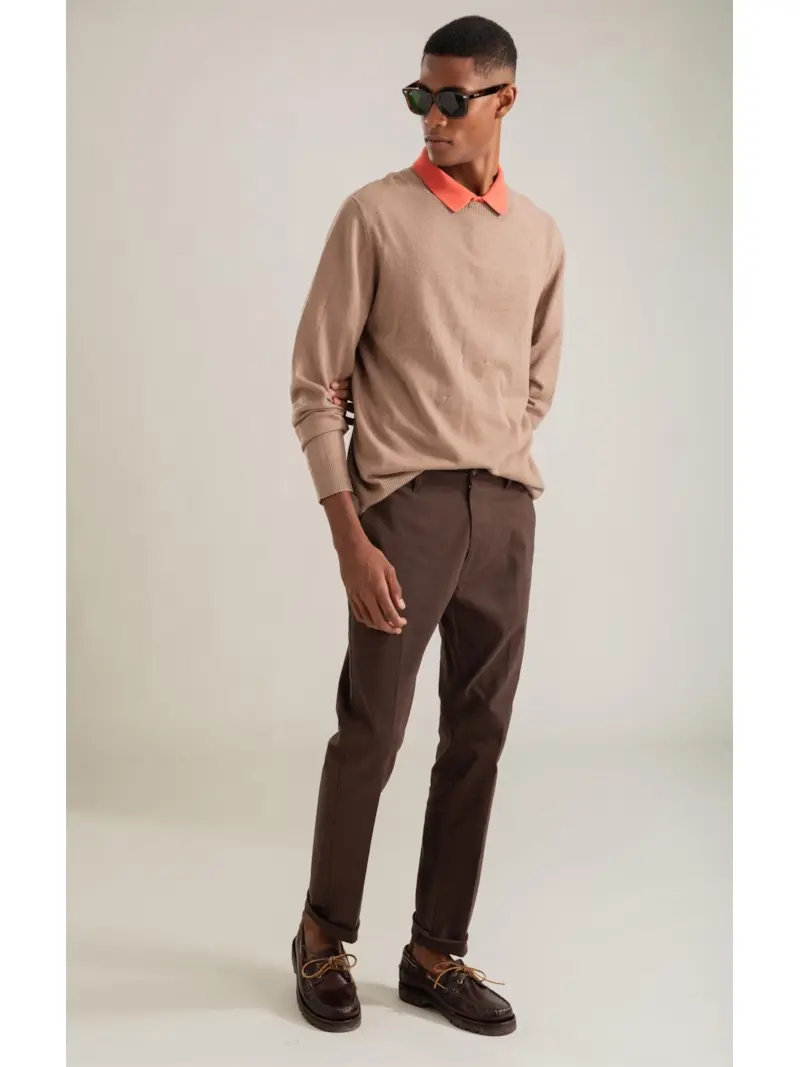 Calça Chino Marrom