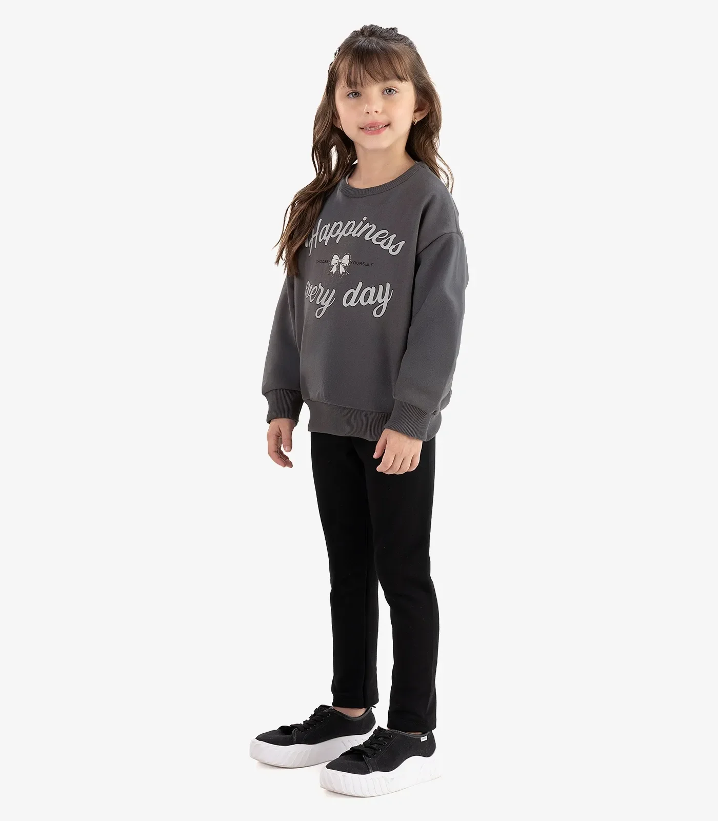 Conjunto Blusão com Legging Molecotton Rovi Kids Cinza — imagem 1