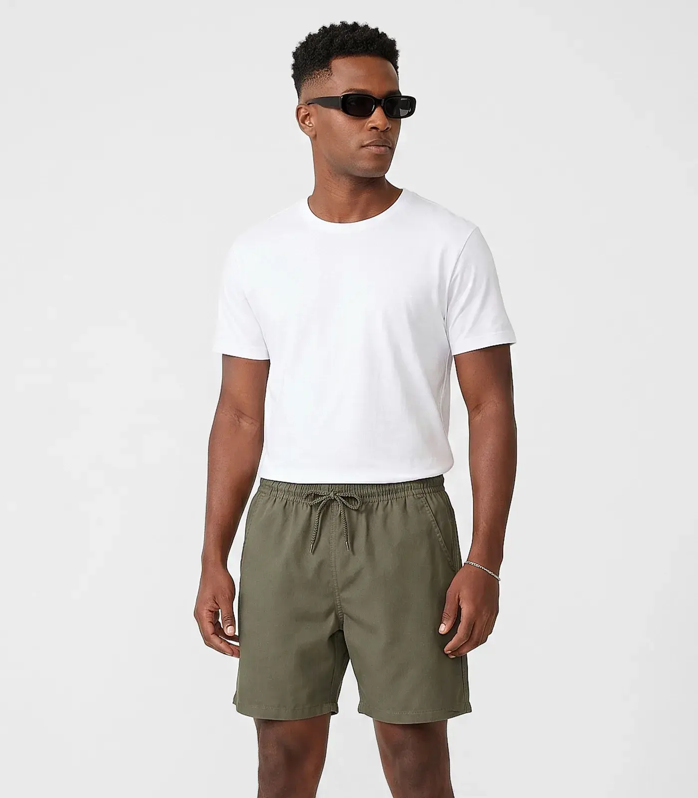 Bermuda Masculina Com Bolsos De Tactel Filt Surf Verde