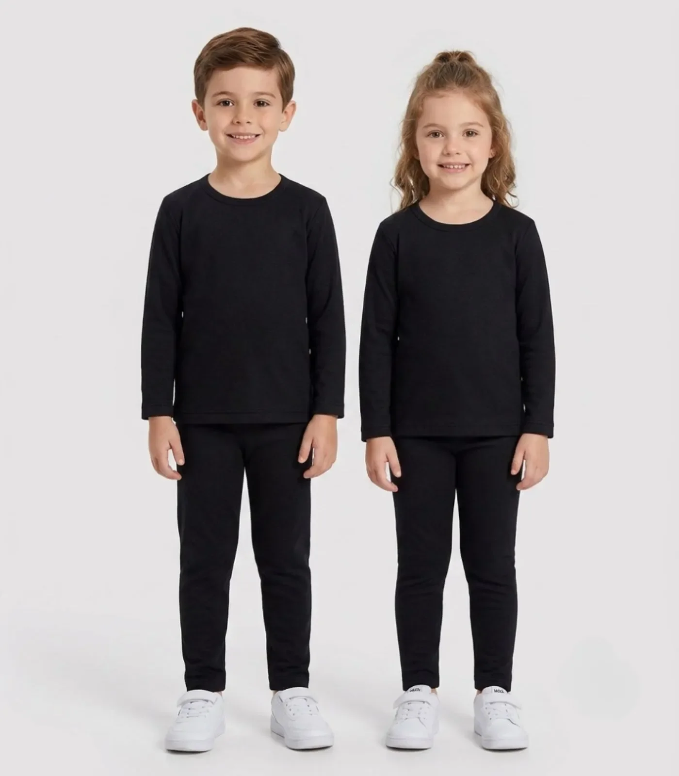 Conjunto Termico Infantil Segunda Pele Select Preto — imagem 1
