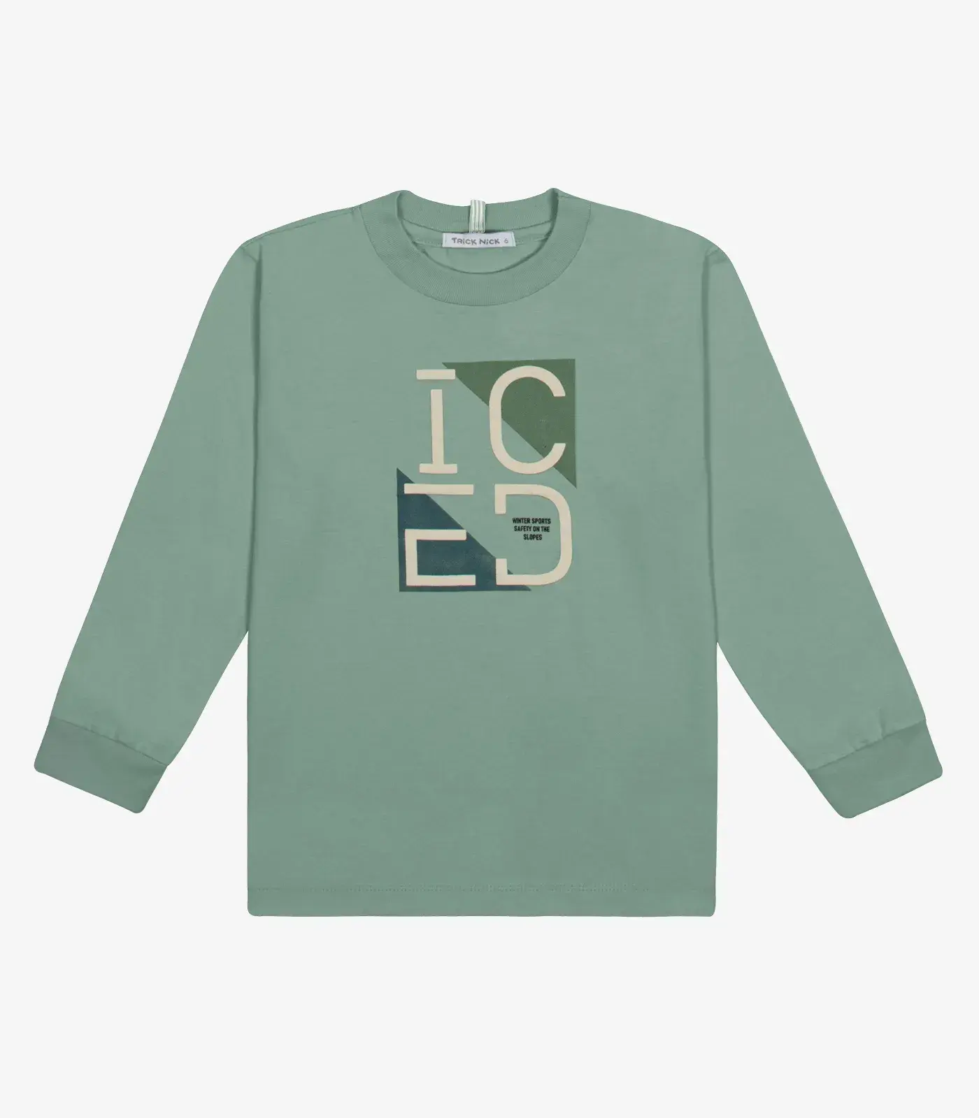 Camiseta Infantil Menino Meia Malha Trick Nick Verde