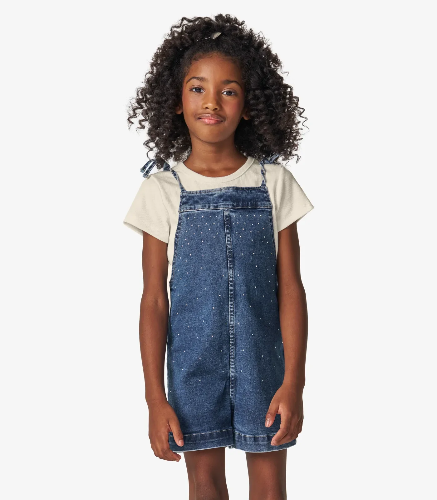 Conjunto Blusa com Jardineira Infantil Trick Nick Azul — imagem 1