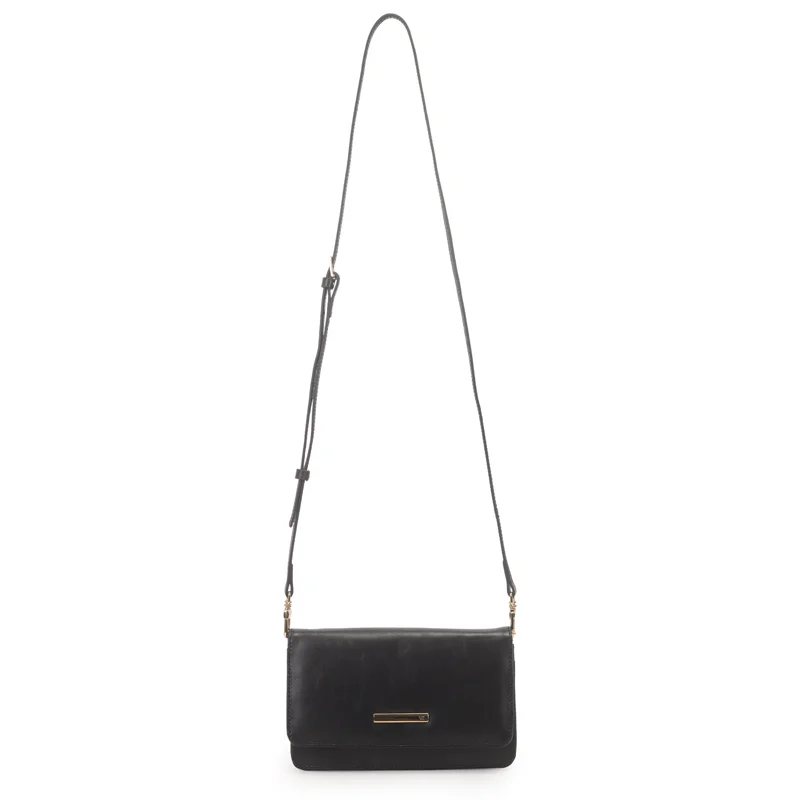 Bolsa Transversal Couro Pequena Com Tampa