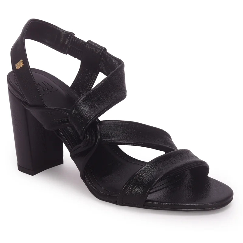 Sandália Alta Coruro Transpassada 8,5cm