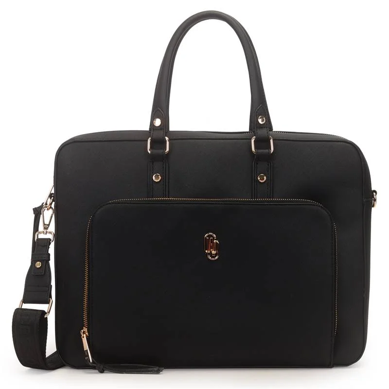 Pasta Executiva Grande Com Bolso Frontal E Compartimento Notebook 14 Polegadas