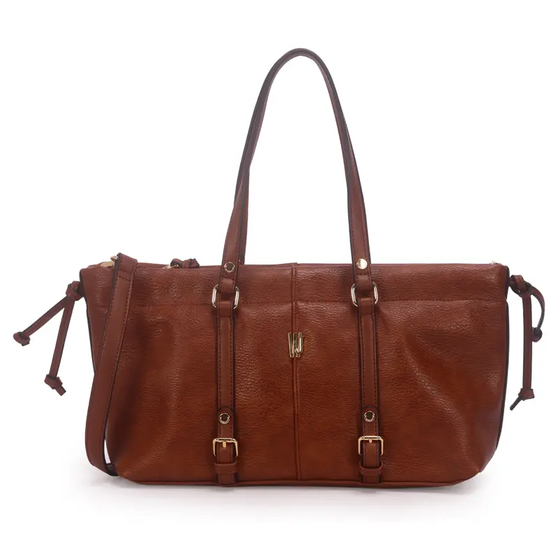 Bolsa Satchel Grande Com Detalhe Cintos