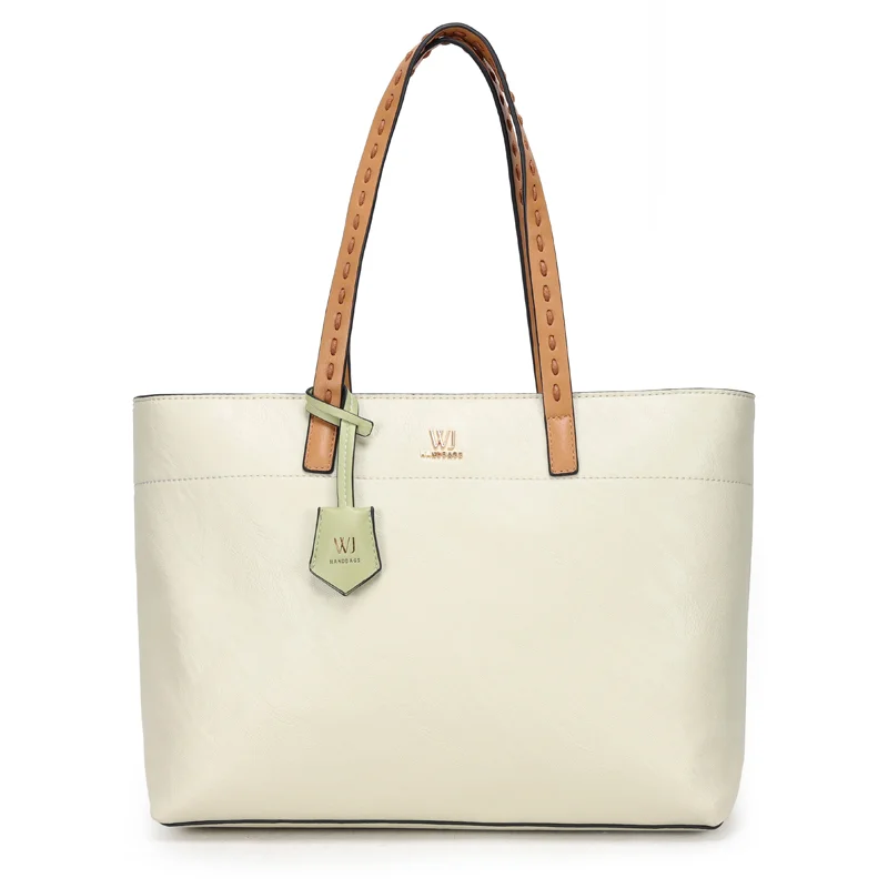 Shopping Bag Grande Com Detalhe Pesponto