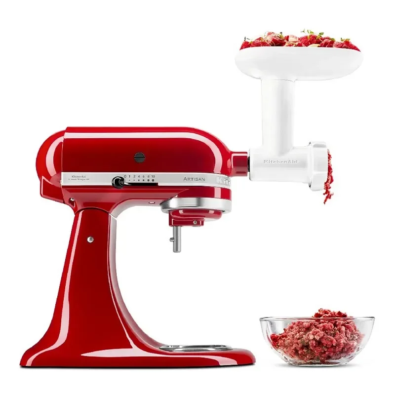 Moedor de Alimentos Stand Mixer 20cm Kitchenaid Branco — imagem 1