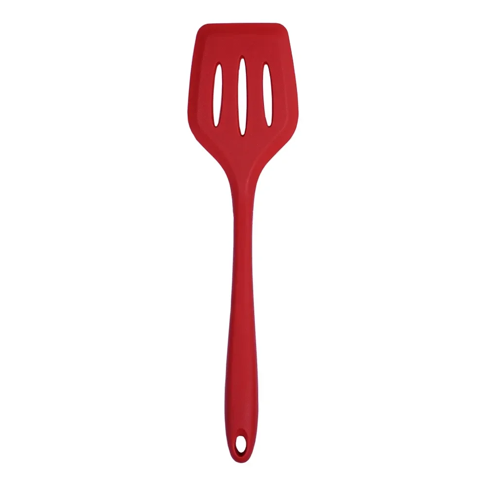 Espátula Vazada de Silicone 30cm Kenya Vermelho — imagem 1