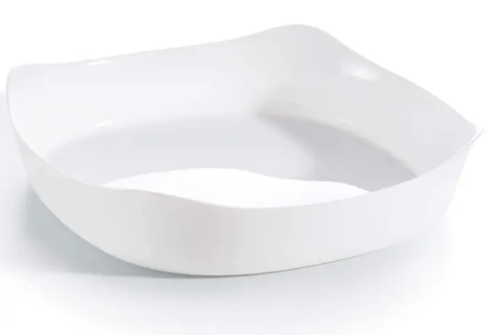 Travessa Oval de Vidro Smart Cuisine 20cm Arc Branca
