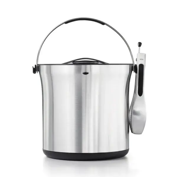 Balde de Gelo com Pinça em Inox 3,78 Litros OXO