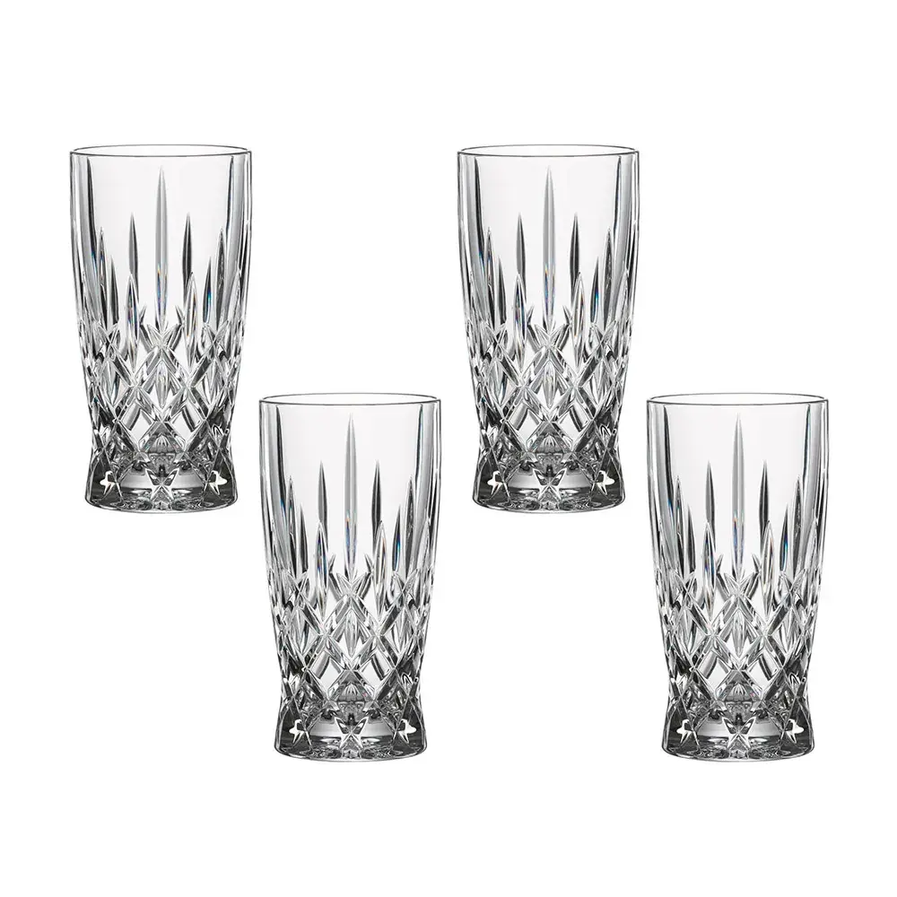 4 Copos Altos Noblesse em Vidro Cristal 250ml Nachtmann