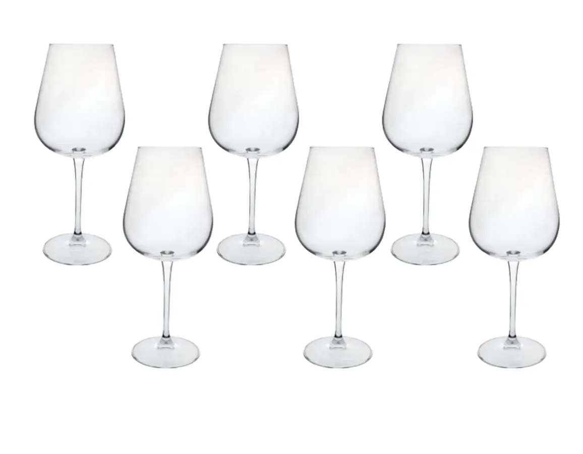 6 Taças para Água / Vinho Cristal Ardea 670ml Bohemia