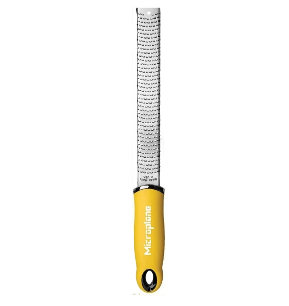 Ralador em Aço Inox Classic Zester Microplane Amarelo — imagem 1