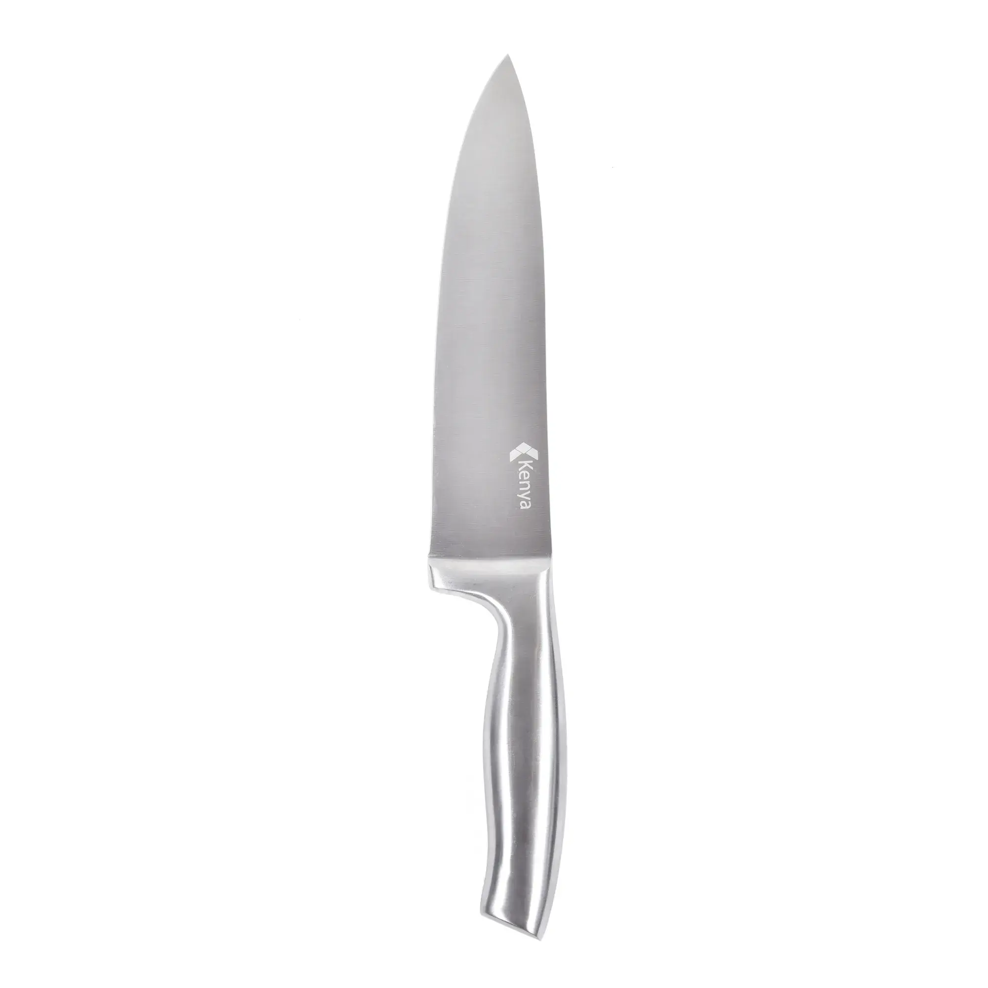 Faca do Chef Aço Inox 24cm Kenya Prata