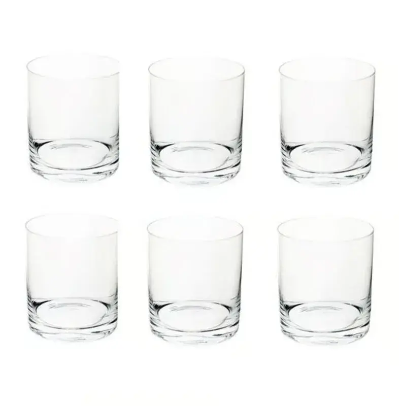 6 Copos para Whisky em Cristal Ecológico Larus 410ml Bohemia